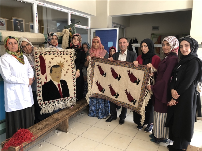 MUŞ´TA DEZAVANTAJLI KADINLARA İŞ-KUR´DAN HALI DOKUMA KURSU