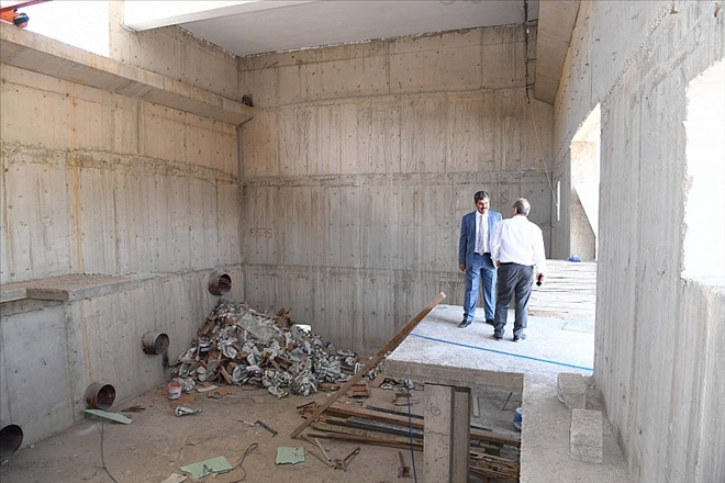 7 BİN 500 TONLUK DEPONUN İNŞAATINDA SONA GELİNDİ