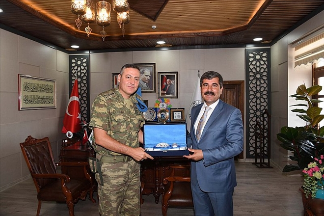 ALBAY TERZİOĞLU´NDAN BAŞKAN ASYA´YA İADE-İ ZİYARET