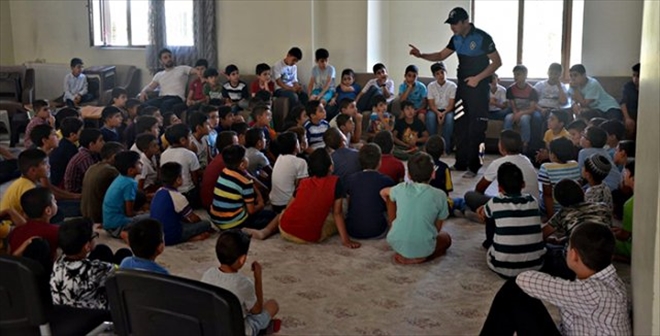 POLİS BAYRAM ÖNCESİ ÇOCUKLARI UYARDI