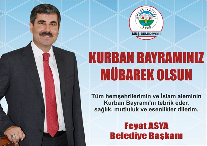 BAŞKAN ASYA´DAN BAYRAM MESAJI