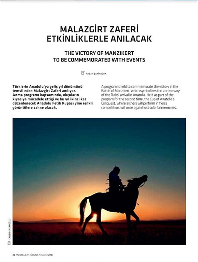 KAPAN, SKYLİFE VE ANADOLU JET MAGAZİN DERGİSİNDE MUŞ´U ANLATTI