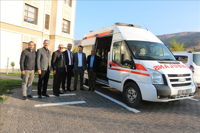 İL SAĞLIK MÜDÜRLÜĞÜ TARAFINDAN ÜNİVERSİTEYE AMBULANS TAHSİS EDİLDİ