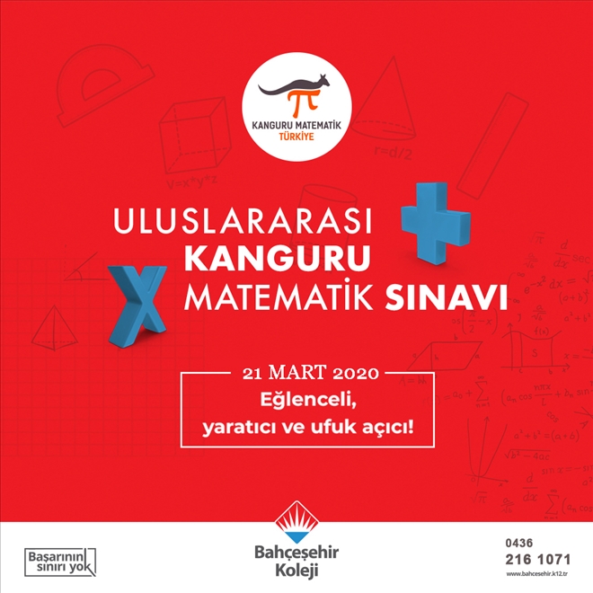 ULUSLARARASI MATEMATİK SINAVI BAHÇEŞEHİR KOLEJİNDE