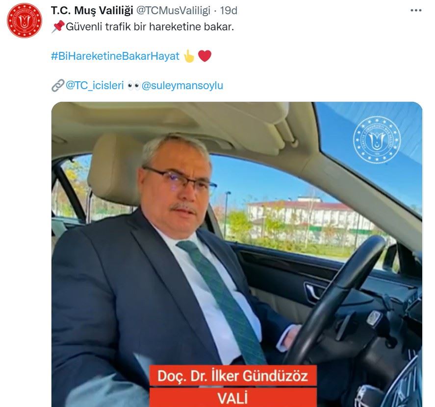 VALİ GÜNDÜZÖZ 