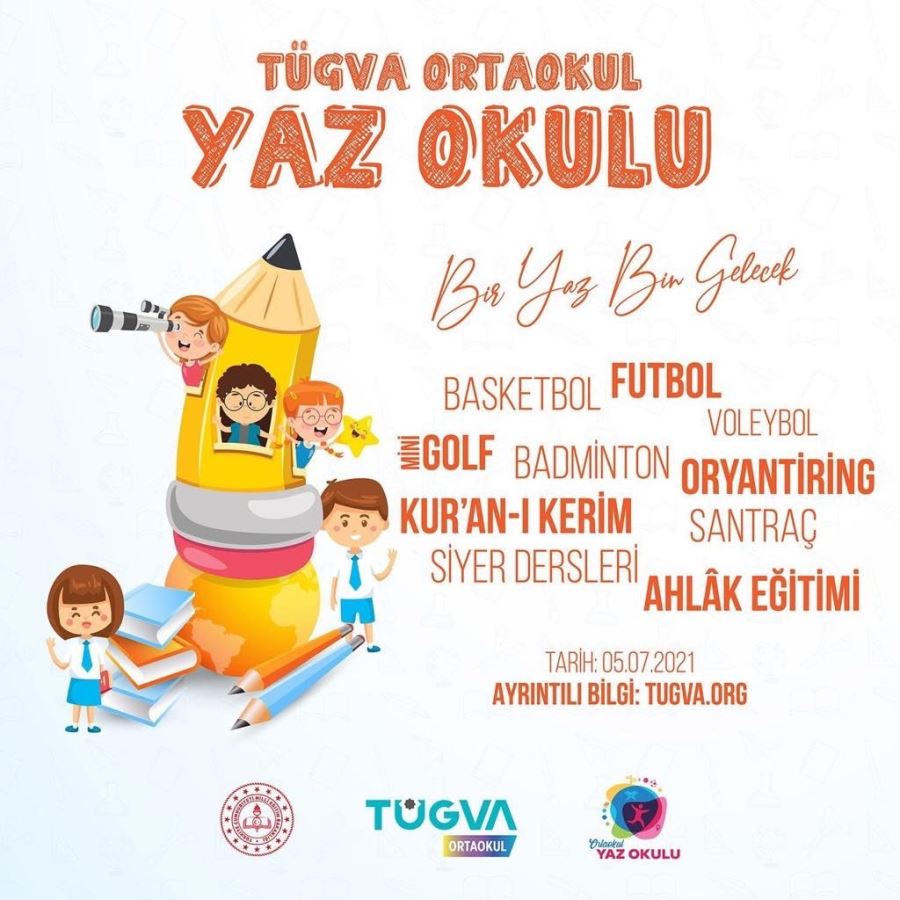 TÜGVA’DAN YAZ OKULU PROJESİ
