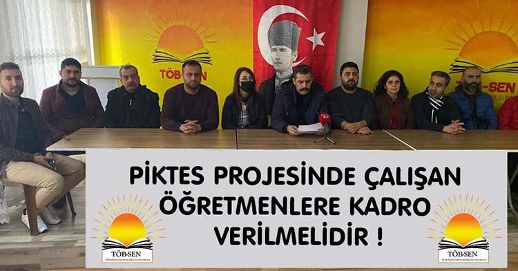 “PİCTES PROJESİNDE ÇALIŞAN ÖĞRETMENLERE KADRO VERİLMELİDİR!”