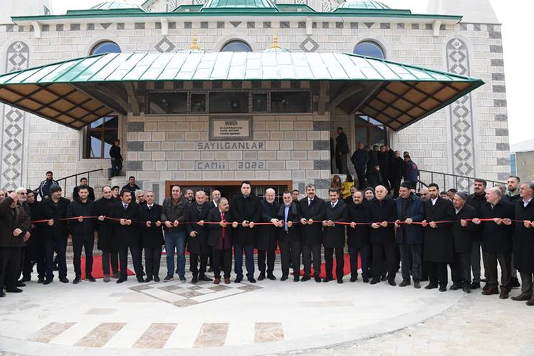 GÖLETLİ PARKTA YAPI TAMAMLANAN CAMİNİN AÇILIŞI YAPILDI