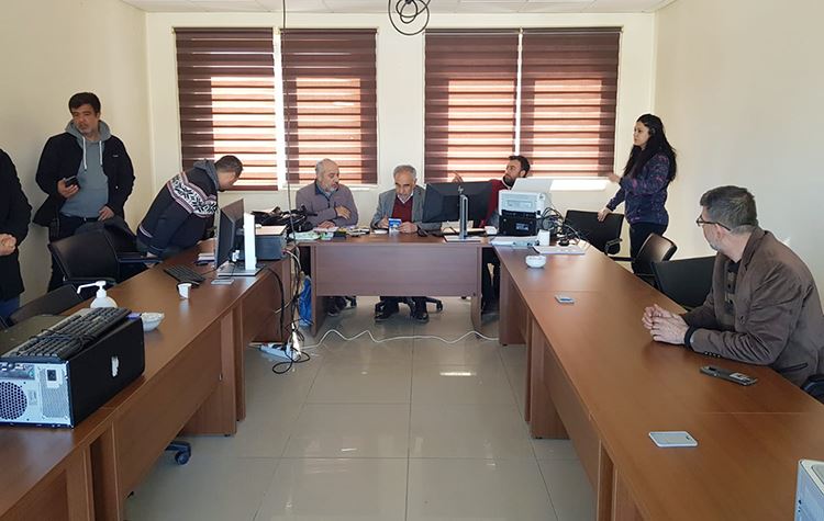 REKTÖR POLAT, DEPREM BÖLGESİNDE İNCELEMELERDE BULUNDU