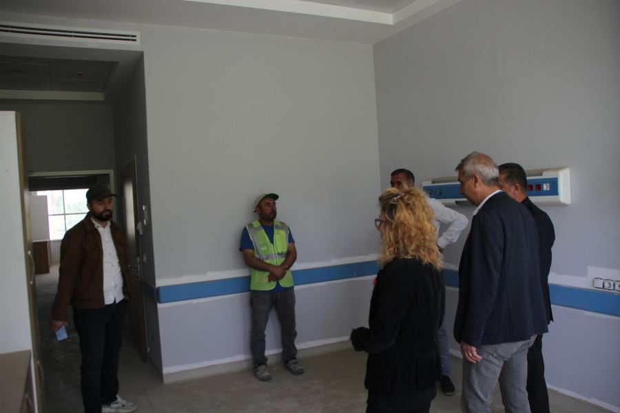 MALAZGİRT DEVLET HASTANESİ İNŞAATINDA ÇALIŞMALAR YENİDEN BAŞLADI