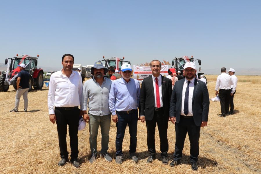 DENEME ÜRÜNLERİN HASADI YAPILDI