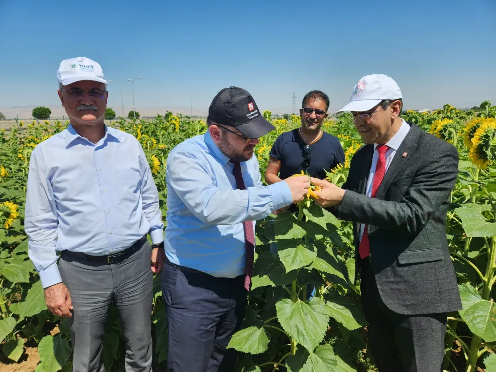 REKTÖR MUSTAFA ALİCAN, BİLİMSEL DENEME EKİM ALANLARINI İNCELEDİ
