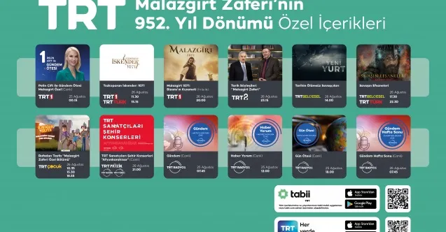 TRT’DEN MALAZGİRT ZAFERİ’NİN 952. YIL DÖNÜMÜNE ÖZEL İÇERİKLER