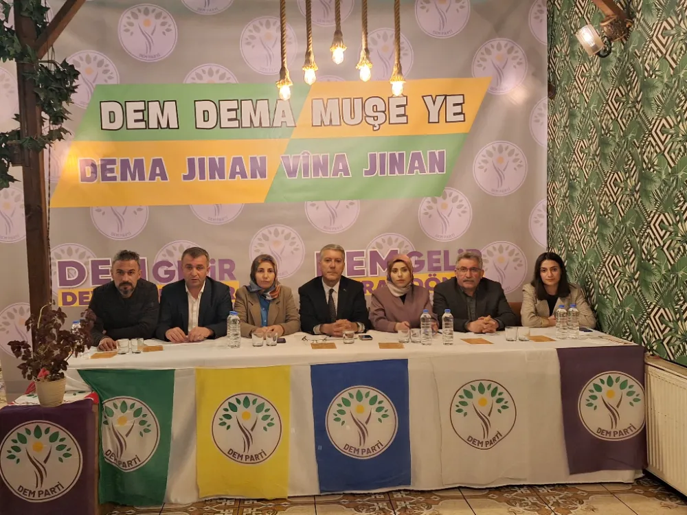 DEM PARTİ PROJELERİNİ AÇIKLADI