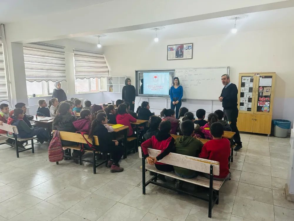 ÖĞRENCİLERE GIDA GÜVENLİĞİ EĞİTİMİ VERİLDİ