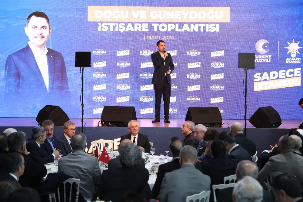 MURAT KURUM, DOĞU VE GÜNEYDOĞU İSTİŞARE TOPLANTISINA KATILDI