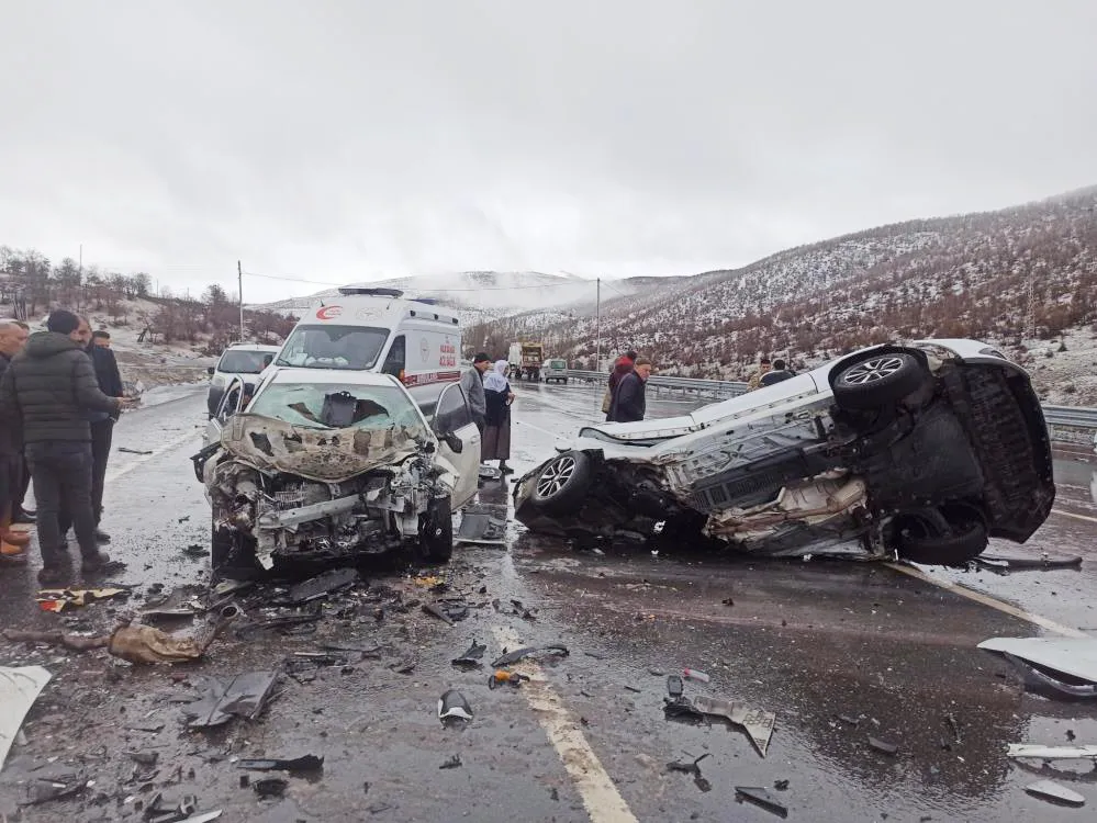 BİR AYLIK KAZA BİLANÇOSU 1 ÖLÜ 46 YARALI