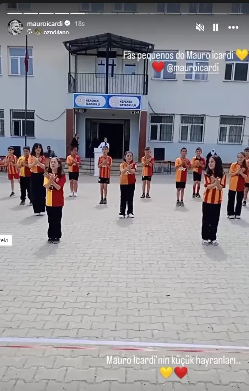 MAURO ICARDİ, MUŞLU ÇOCUKLARI PAYLAŞTI