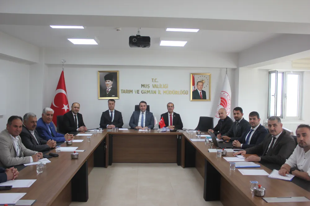 BİTKİSEL ÜRETİMİN PLANLANMASI İÇİN TOPLANTI YAPILDI