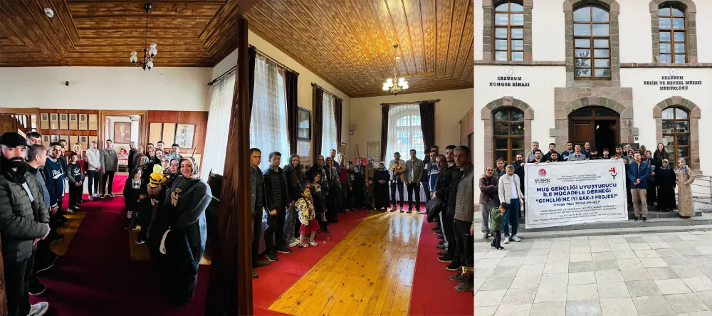 MUŞLU GENÇLER, ERZURUM’UN TARİHİ VE KÜLTÜREL MEKANLARINI GEZDİ