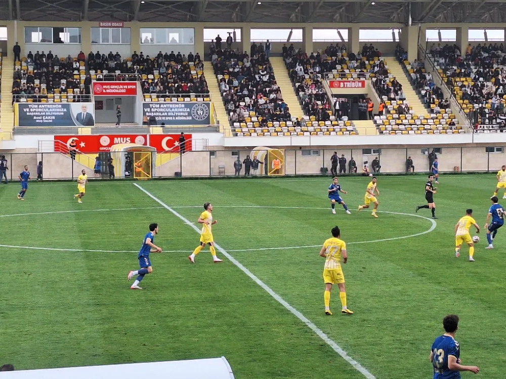 MUŞSPOR 10 KİŞİYLE TURU KAPTI