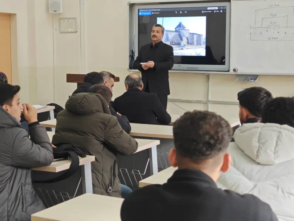 TBMYO’DA MUŞ’UN TARİHİ VE KÜLTÜREL MİRASI ELE ALINDI