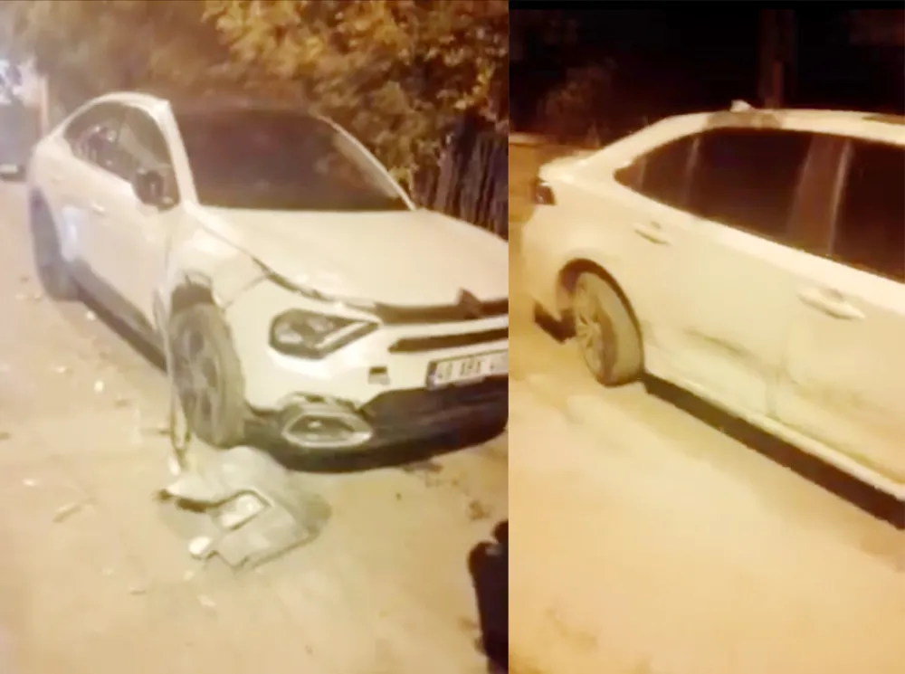 ALKOLLÜ SÜRÜCÜ 5 ARACA ÇARPARAK KAÇTI