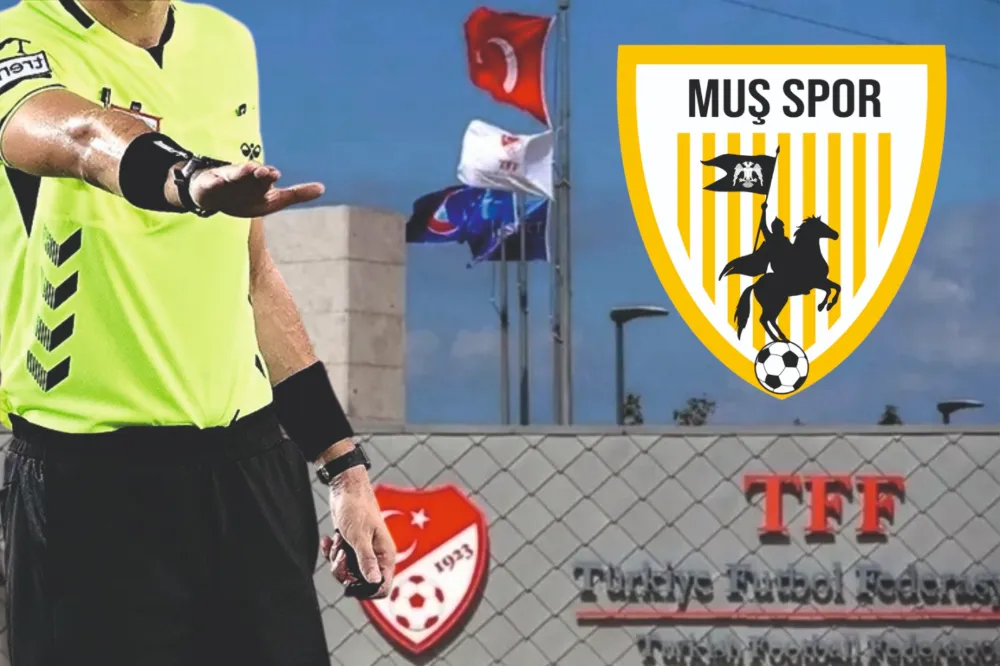 MUŞSPOR MAÇLARINI YÖNETEN 11 HAKEME CEZA