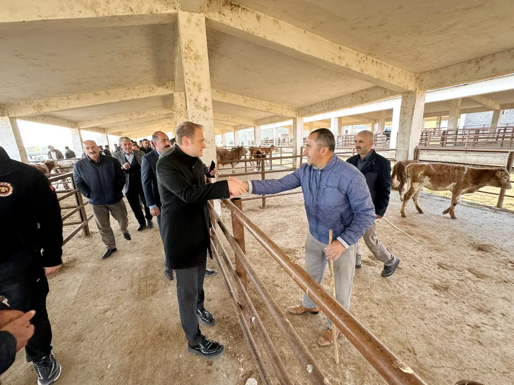 BULANIK HAYVAN PAZARI YENİDEN AÇILDI