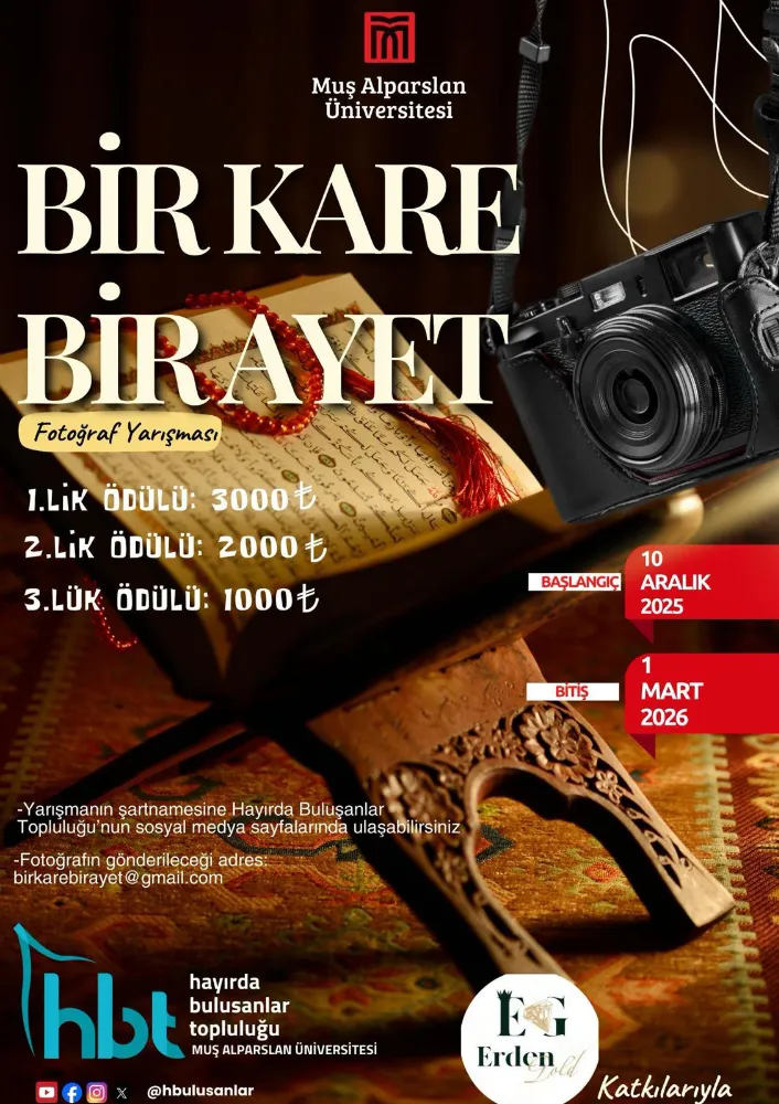 MAUN HBT TOPLULUĞU’NDAN “BİR KARE BİR AYET” YARIŞMASI