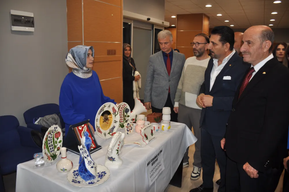 MUŞ SERAMİK VE ÇİNİ ATÖLYESİ FUARDA YOĞUN İLGİ GÖRDÜ