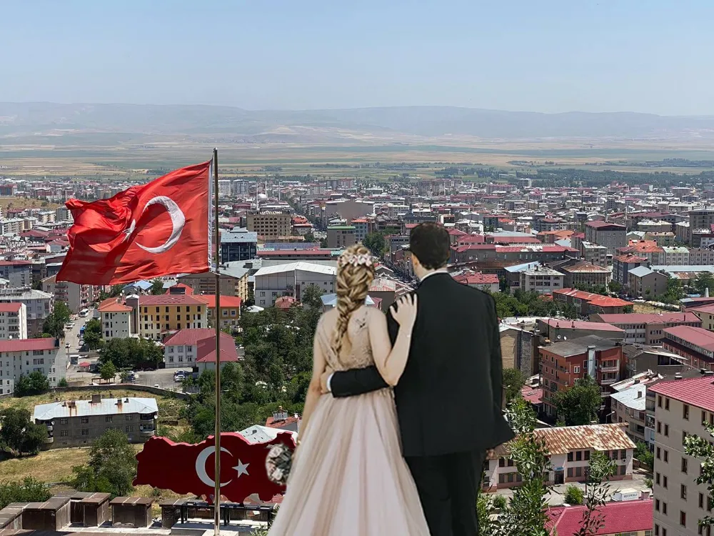 MUŞ’TA 2024 YILINDA ORTALAMA İLK EVLENME YAŞI ERKEKLERDE 27,7 KADINLARDA 23,7 OLDU