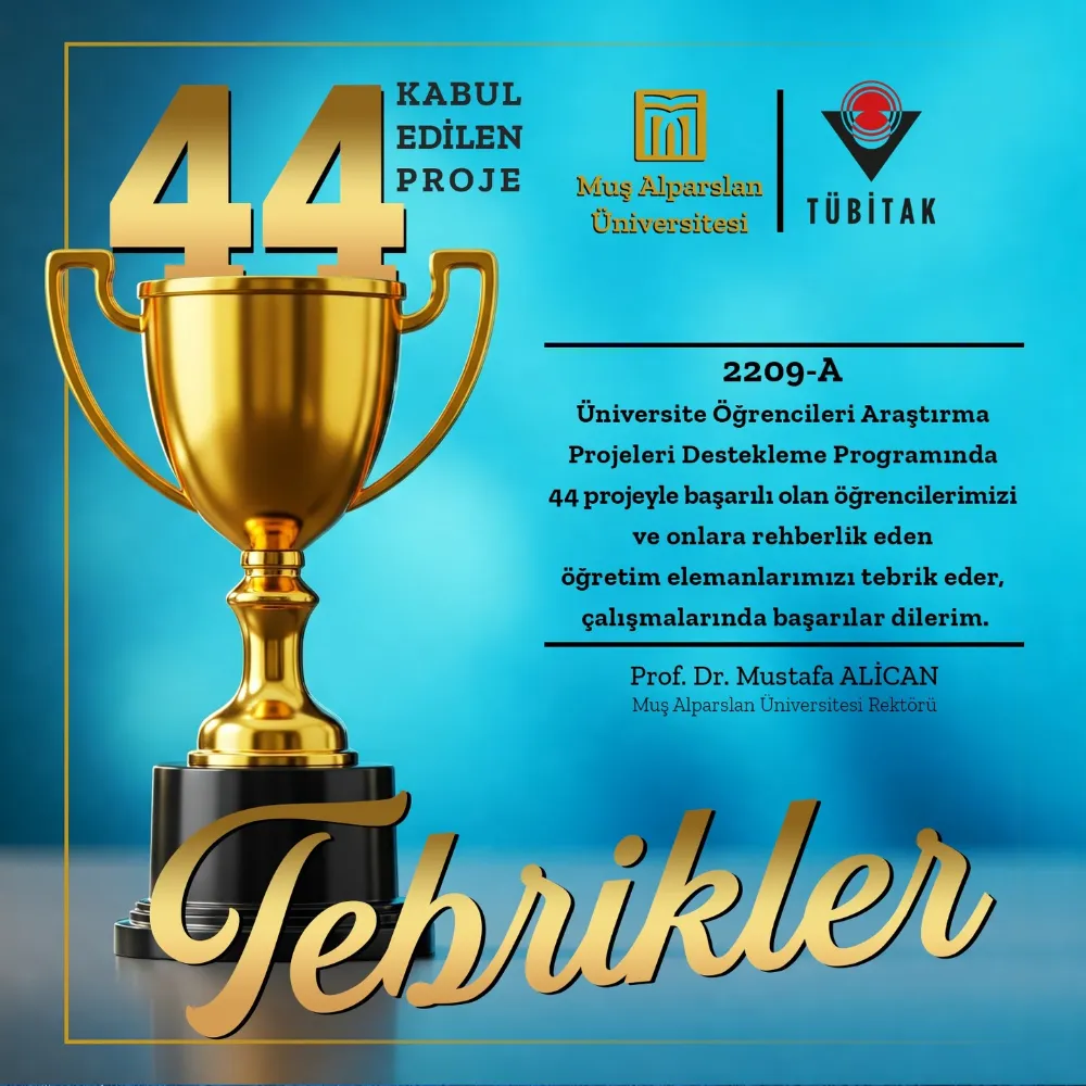 MAUN’DAN TÜBİTAK BAŞARISI