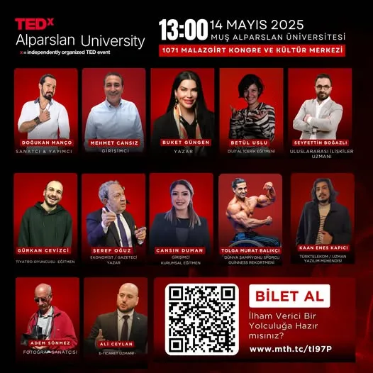 MUŞ ALPARSLAN ÜNİVERSİTESİ’NDE TEDX HEYECANI
