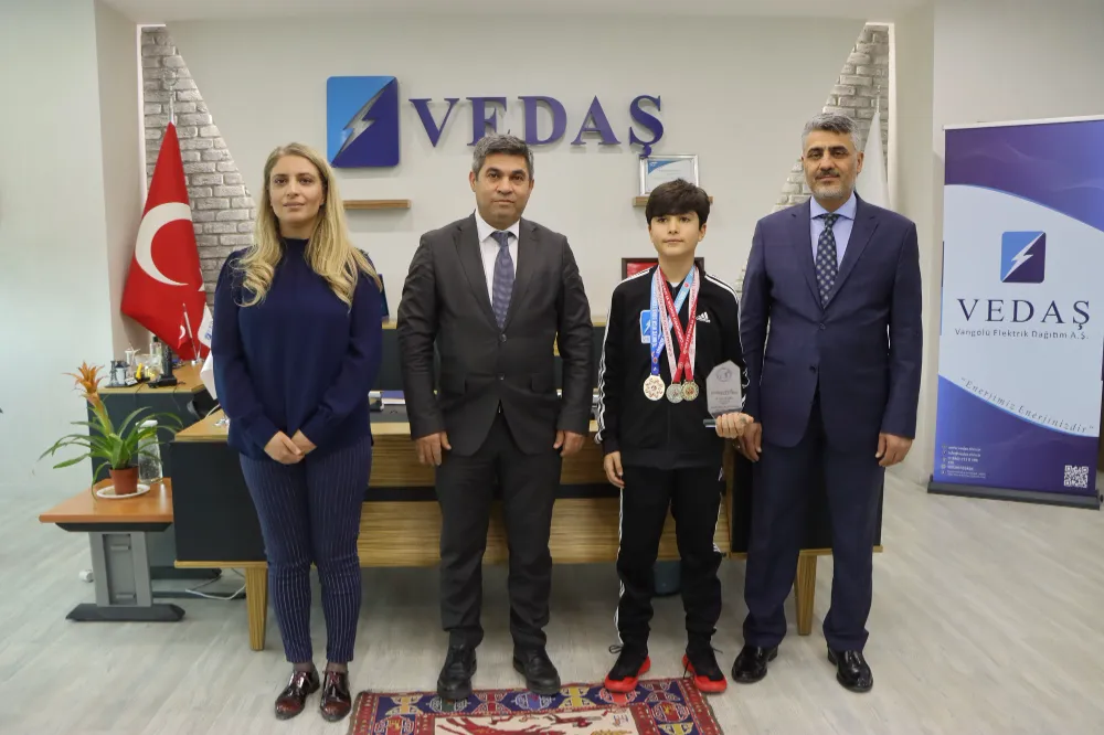 TÜRKİYE ŞAMPİYONU IŞIK ÖZVURAL’DAN VEDAŞ’A ZİYARET