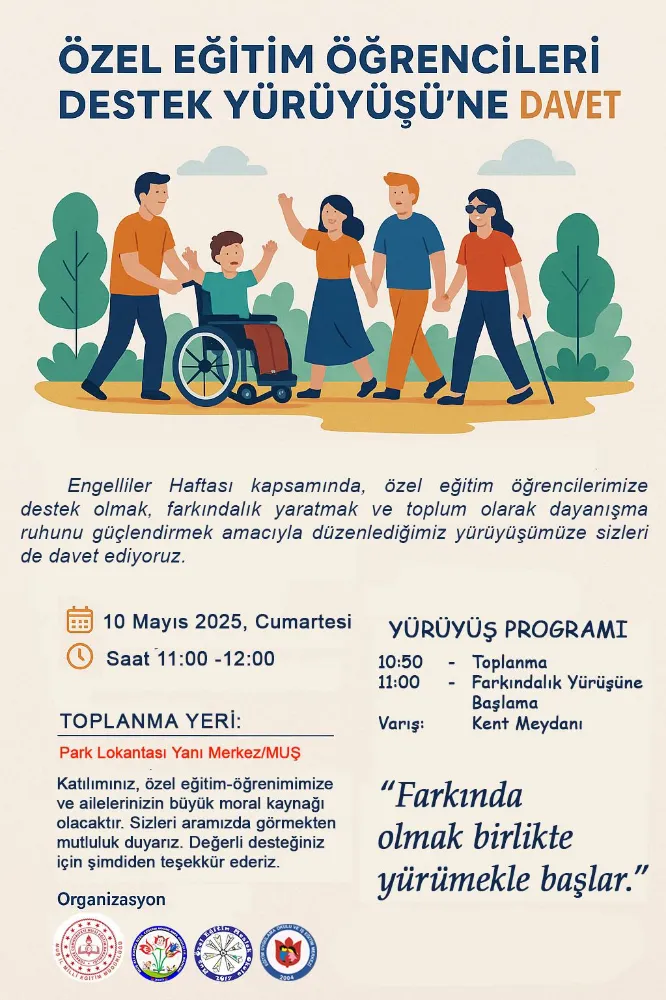 ÖZEL ÇOCUKLARIMIZ İÇİN BİR ADIM DA SEN AT