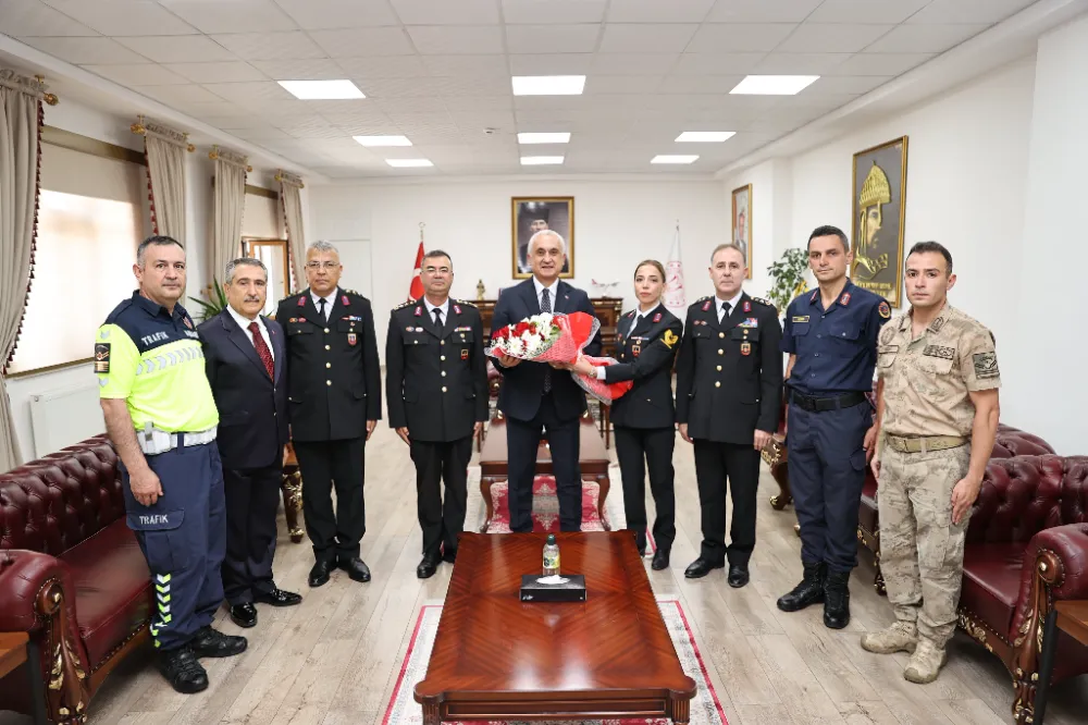 JANDARMA TEŞKİLATI’NDAN VALİ ÇAKIR’A 186. YIL ZİYARETİ