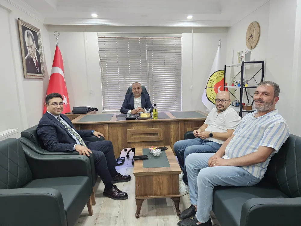 TAŞDEMİR’DEN GAZETECİLERE VEDA ZİYARETİ