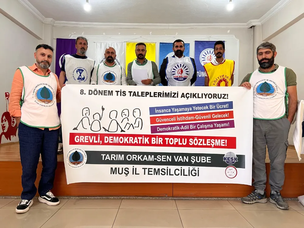 TARIM ORKAM-SEN TOPLU SÖZLEŞME TALEPLERİNİ AÇIKLADI