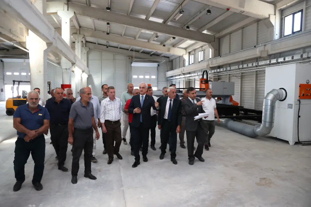 MUŞ ÜRETİM ATÖLYESİ, SANAYİ ESNAFININ HİZMETİNE SUNULUYOR