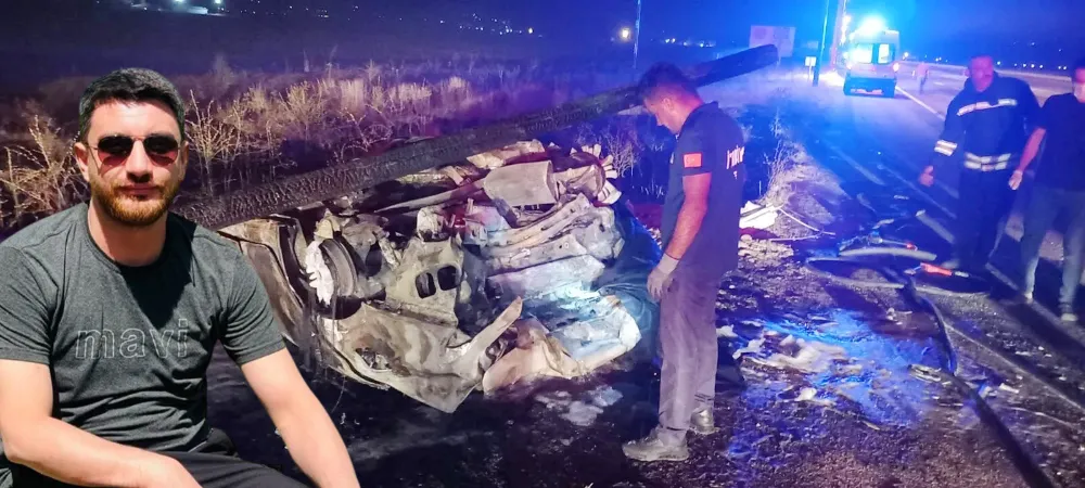 TİCARİ ARAÇLA OTOMOBİL ÇARPIŞTI: ALEVLER SÜRÜCÜYÜ HAYATTAN KOPARDI