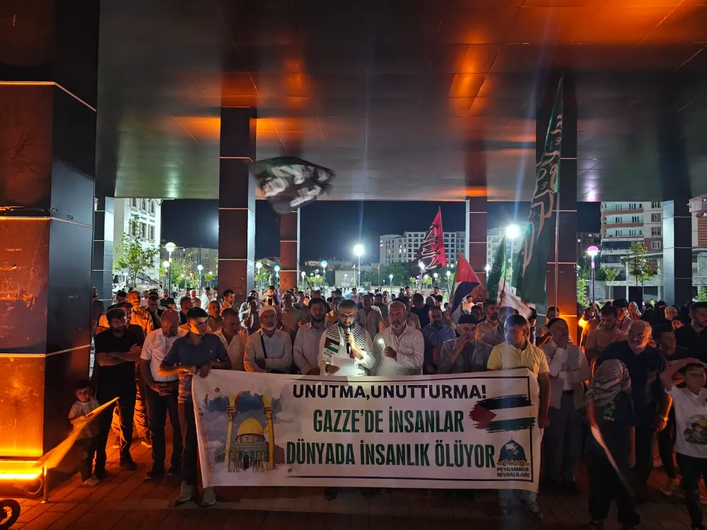 MUŞ’TA GAZZE’YE DESTEK EYLEMİ: AÇLIK VE KATLİAMA KARŞI ULUSLARARASI TOPLUMA ÇAĞRI