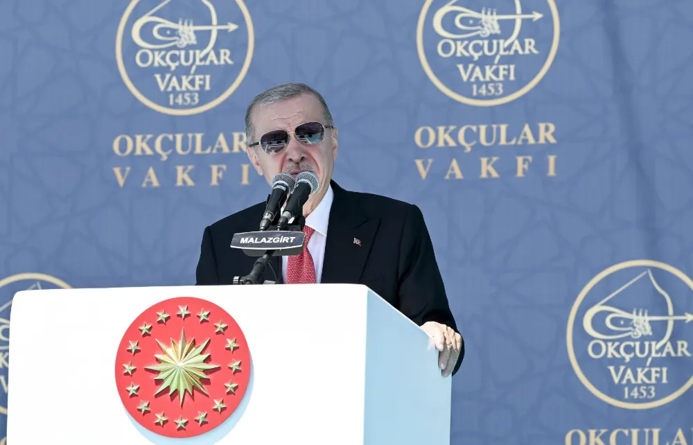 CUMHURBAŞKANI ERDOĞAN’DAN MALAZGİRT ZAFERİ MESAJI: 