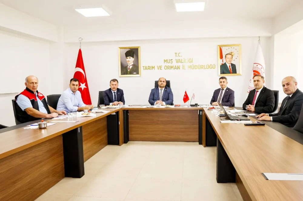 MUŞ OVASI 1. ETAP SULAMA PROJESİ İLE BİTKİSEL ÜRETİM PLANLAMASI MASAYA YATIRILDI