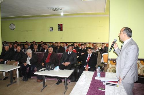 ´´GENÇLİK VE AİLE SEMİNERİ HASKÖY´DE VERİLDİ