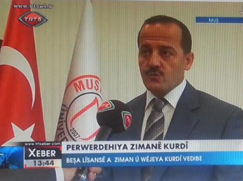 REKTÖR PROF. DR. NİHAT İNANÇ, TRT 6´YA KONUŞTU
