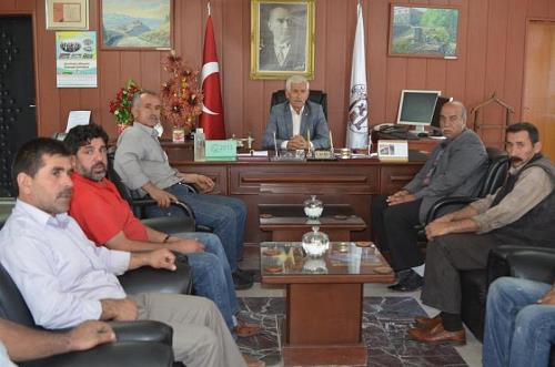 SANAYİ SİTESİ ESNAFI BAŞKAN BALCI´I ZİYARET ETTİ
