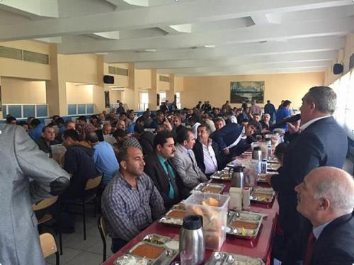 AK PARTİLİ ADAYLAR İŞÇİLERLE BULUŞTU